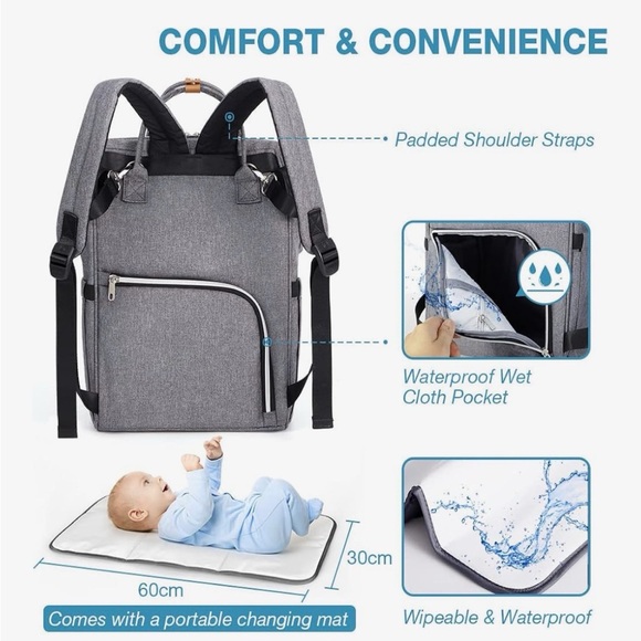 Diaper bag backpack - Picture 8 of 11